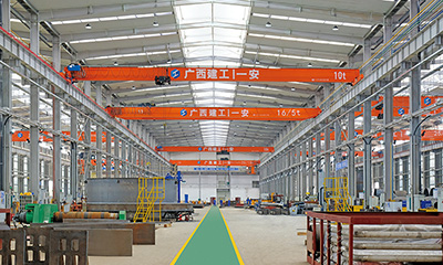 Single girder top running crane